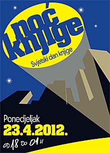 23. travnja Hrvatska u Noći knjige