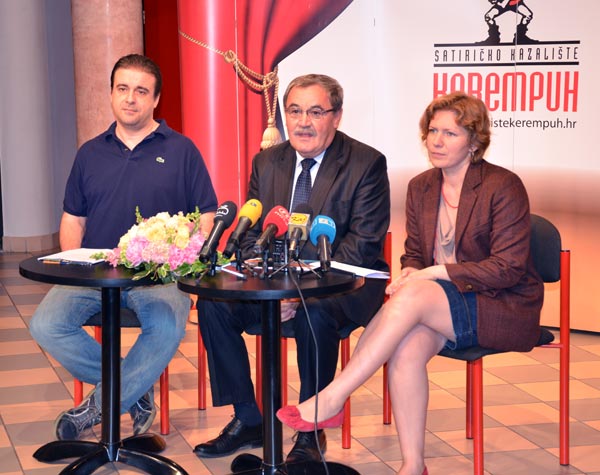 Kazališni festivali – ‘Dani satire’ u Kerempuhu, Press konferencija [Ada Jukić]