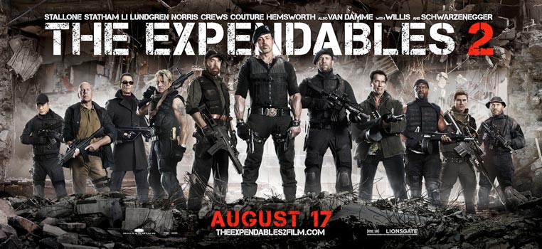 Novo u hrvatskim kinima od 16. kolovoza 2012. godine: Plaćenici 2