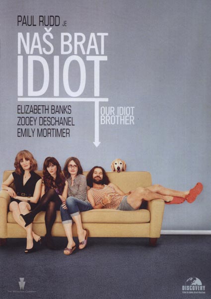 Naslovnica DVD-a 'Naš brat idiot' Naslovnica DVD-a 'Naš brat idiot'