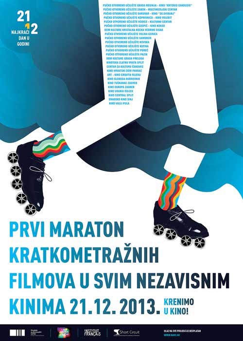 21.12.2013. slavimo najkraći dan u godini Prvim maratonom kratkometražnih filmova – KRENIMO U KINO!