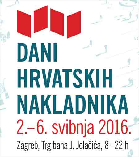 Sajam knjige ‘Dani hrvatskih nakladnika’ od 2. do 6. svibnja na Trgu bana Jelačića