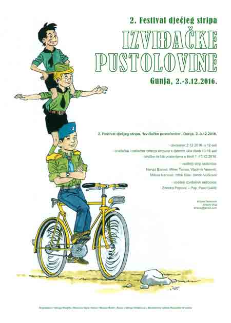 2. Festival dječjeg stripa ‘Izviđačke pustolovine’ u Gunji
