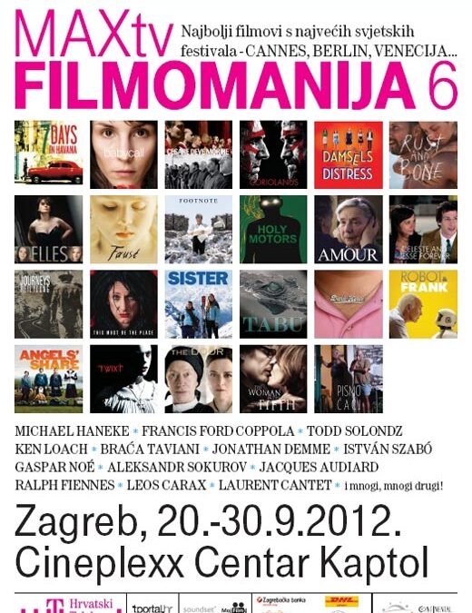 MAXtv FILMOMANIJA 6 – Objava kompletnog programa