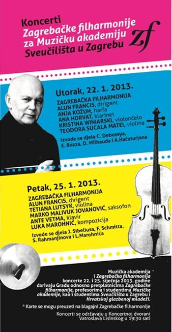 Zagrebačka filharmonija za zagrebačku Muzičku akademiju