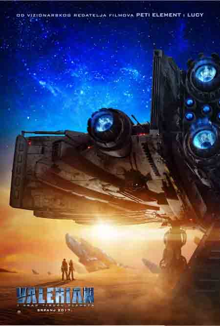 Predstavljamo teaser plakat SF filma ‘Valerian i grad tisuću planeta’